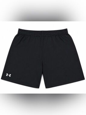 Under Armour Black Loose Fit Drawstring Gym Athletic Basketball Quick Dry Shorts